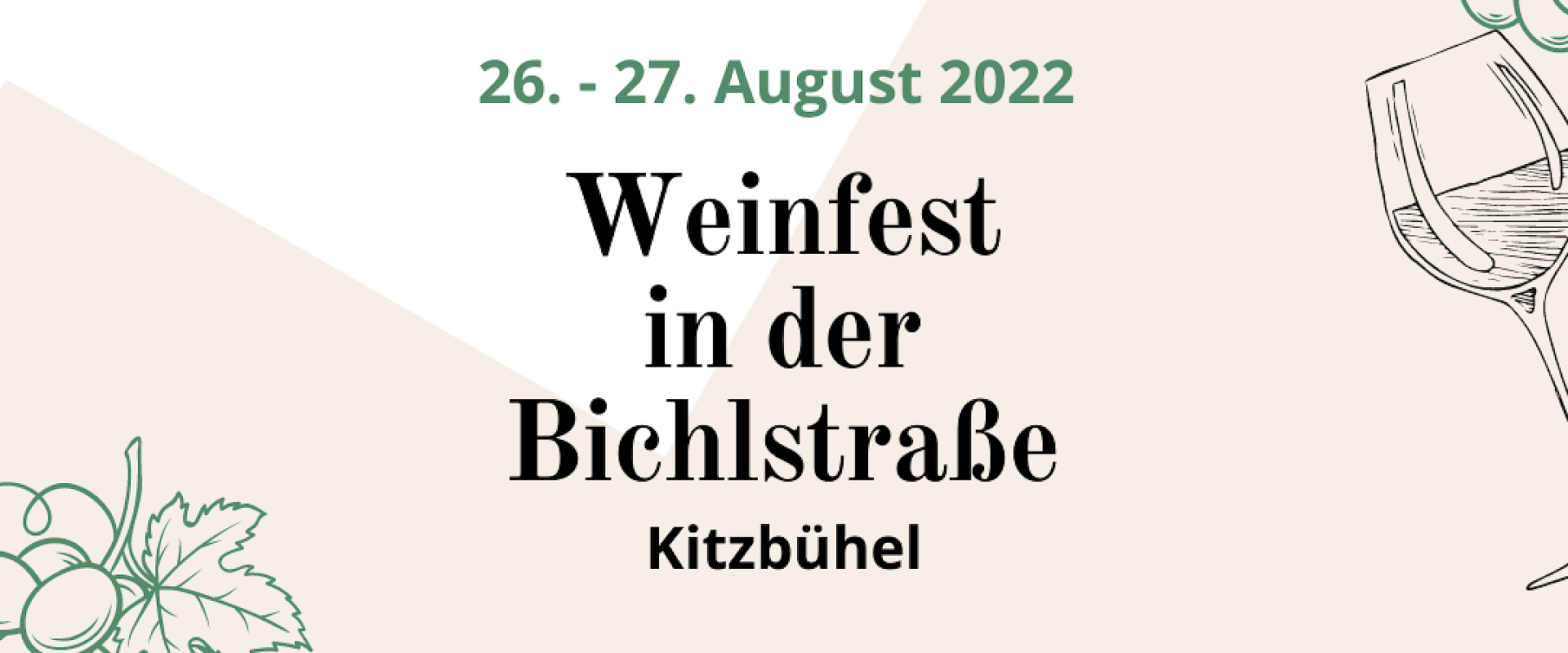 26. und 27. August 2022: Weinfest in der Bichlstraße