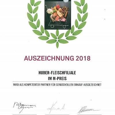 Genuss Guide Auszeichnung Metzgerei Huber Kitzbühel