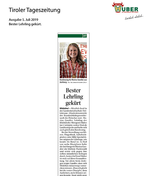 Tiroler Tageszeitung 05.07.2019