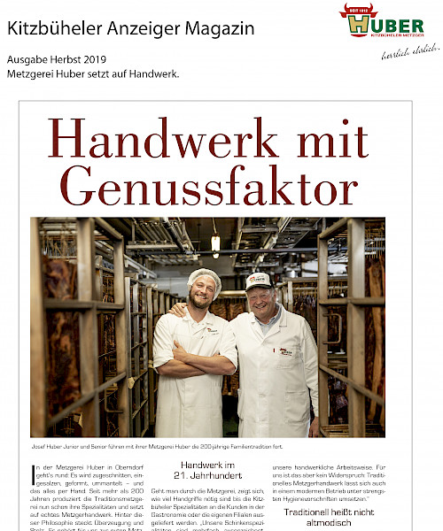 Anzeiger Magazin Herbst 2019