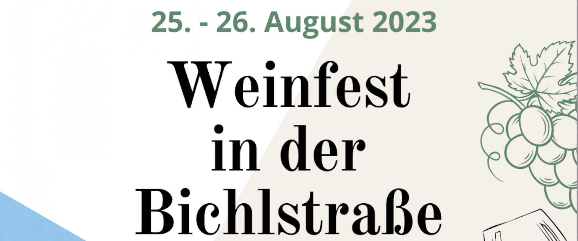 Bichstraßenfest: 25. und 26. August
